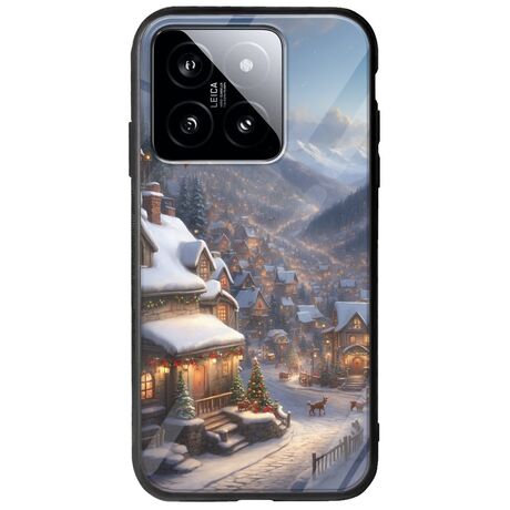 Cozy Christmas Village Xiaomi 14T 5G Groove TPU (Tempered Glass και TPU)