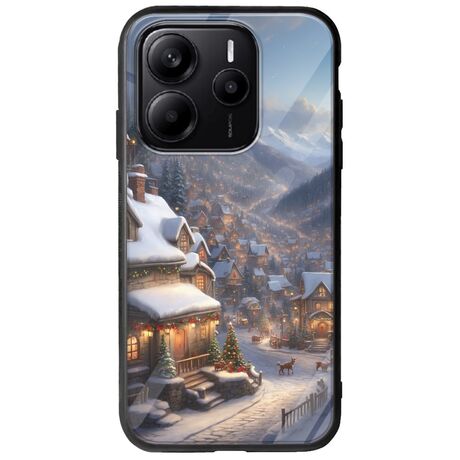 Cozy Christmas Village Xiaomi Redmi Note 14 5G Groove TPU (Tempered Glass και TPU)