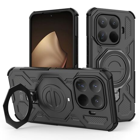 Tech Protect TacticStand MagSafe Xiaomi 15T 5G black case μπροστινή όψη