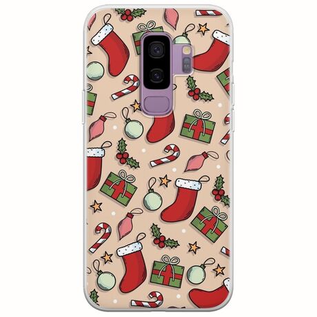 Cute Xmas Samsung Galaxy S9 Plus Flexible TPU (Διάφανη Σιλικόνη)