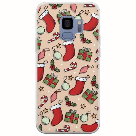 Cute Xmas Samsung Galaxy S9 Flexible TPU (Διάφανη Σιλικόνη)