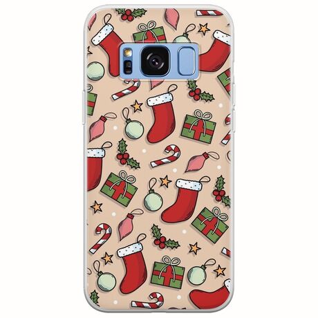 Cute Xmas Samsung Galaxy S8 Flexible TPU (Διάφανη Σιλικόνη)