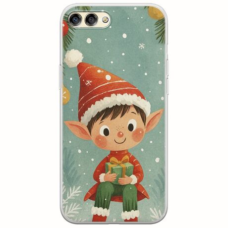 Smiling Elf Present Huawei Honor View 10 Flexible TPU (Διάφανη Σιλικόνη)