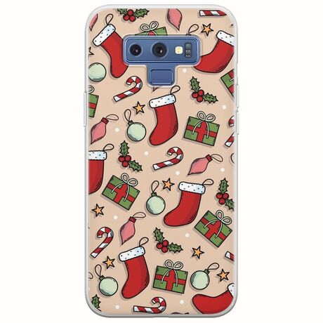 Cute Xmas Samsung Galaxy Note 9 Flexible TPU (Διάφανη Σιλικόνη)