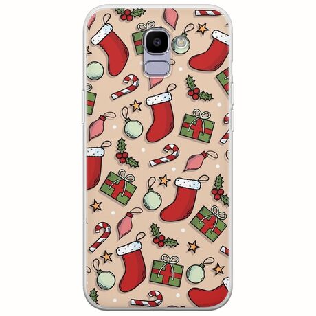 Cute Xmas Samsung Galaxy J6 2018 Flexible TPU (Διάφανη Σιλικόνη)