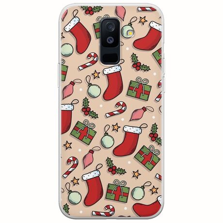 Cute Xmas Samsung Galaxy A6 Plus 2018 Flexible TPU (Διάφανη Σιλικόνη)