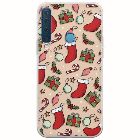 Cute Xmas Samsung Galaxy A9 2018 Flexible TPU (Διάφανη Σιλικόνη)