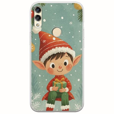 Smiling Elf Present Huawei Honor 8X Flexible TPU (Διάφανη Σιλικόνη)
