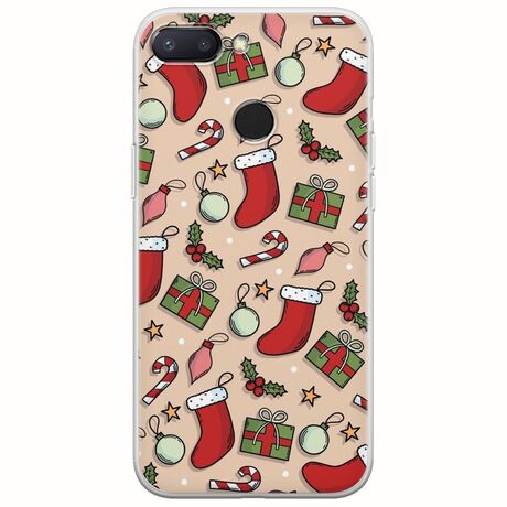 Cute Xmas Xiaomi Mi 8 Lite Flexible TPU (Διάφανη Σιλικόνη)