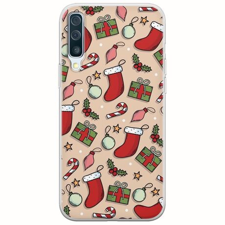 Cute Xmas Samsung Galaxy A50 Flexible TPU (Διάφανη Σιλικόνη)