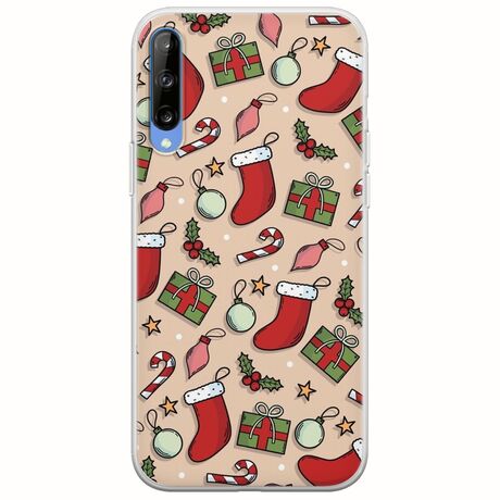 Cute Xmas Samsung Galaxy A70 Flexible TPU (Διάφανη Σιλικόνη)