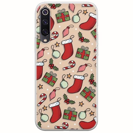 Cute Xmas Xiaomi Mi 9 Flexible TPU (Διάφανη Σιλικόνη)