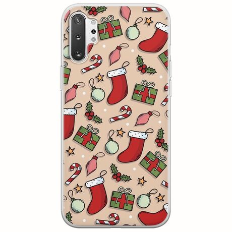 Cute Xmas Samsung Galaxy Note 10 Plus Flexible TPU (Διάφανη Σιλικόνη)