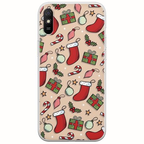 Cute Xmas Xiaomi Redmi 9A Flexible TPU (Διάφανη Σιλικόνη)