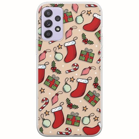 Cute Xmas Samsung Galaxy A52 (4G/5G) A52s Flexible TPU (Διάφανη Σιλικόνη)