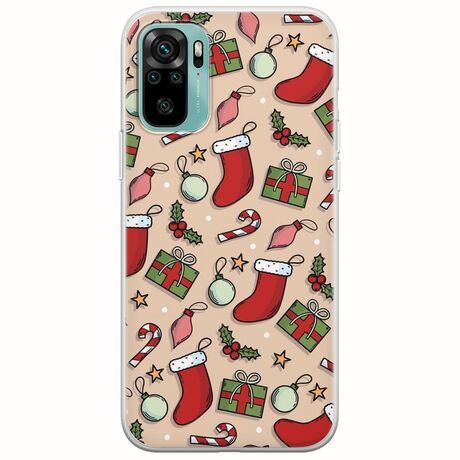 Cute Xmas Xiaomi Redmi Note 10 / 10s Flexible TPU (Διάφανη Σιλικόνη)