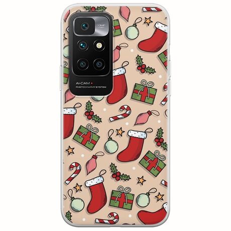Cute Xmas Xiaomi Redmi 10 Flexible TPU (Διάφανη Σιλικόνη)
