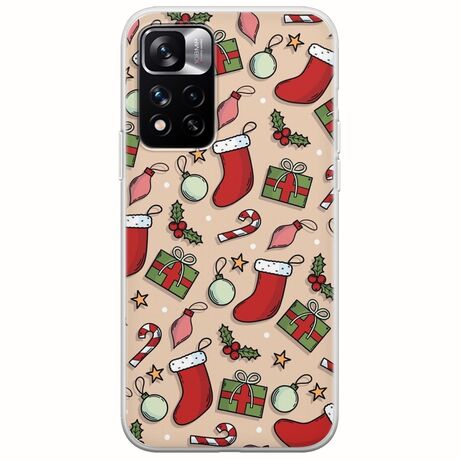 Cute Xmas Xiaomi Redmi Note 11 Pro Plus 5G Flexible TPU (Διάφανη Σιλικόνη)