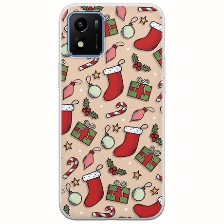 Cute Xmas Vivo Y01 Flexible TPU (Διάφανη Σιλικόνη)