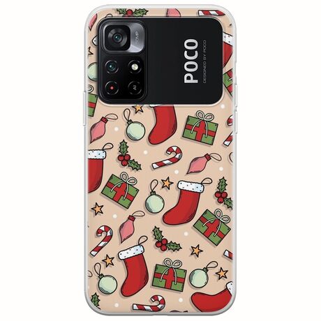 Cute Xmas Xiaomi Poco M4 Pro 4G Flexible TPU (Διάφανη Σιλικόνη)