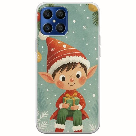 Smiling Elf Present Honor X8 Flexible TPU (Διάφανη Σιλικόνη)
