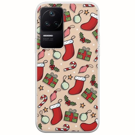 Cute Xmas Xiaomi Poco F4 5G Flexible TPU (Διάφανη Σιλικόνη)
