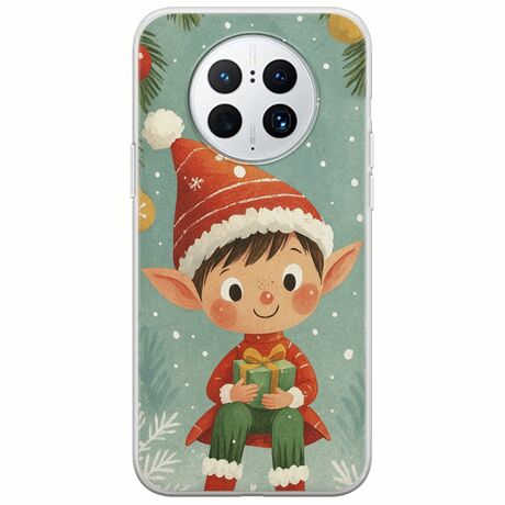 Smiling Elf Present Huawei Mate 50 Pro Flexible TPU (Διάφανη Σιλικόνη)