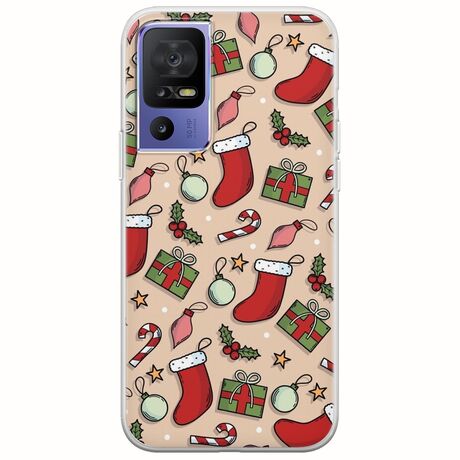 Cute Xmas TCL 40 SE Flexible TPU (Διάφανη Σιλικόνη)