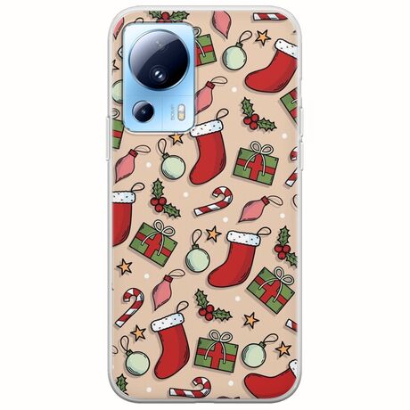 Cute Xmas Xiaomi 13 Lite 5G Flexible TPU (Διάφανη Σιλικόνη)