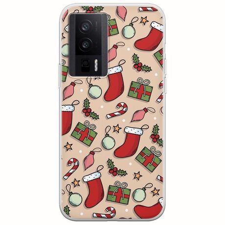 Cute Xmas Xiaomi Poco F5 Pro 5G Flexible TPU (Διάφανη Σιλικόνη)