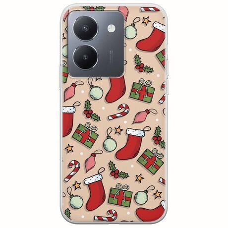Cute Xmas Vivo Y36 4G / 5G Flexible TPU (Διάφανη Σιλικόνη)