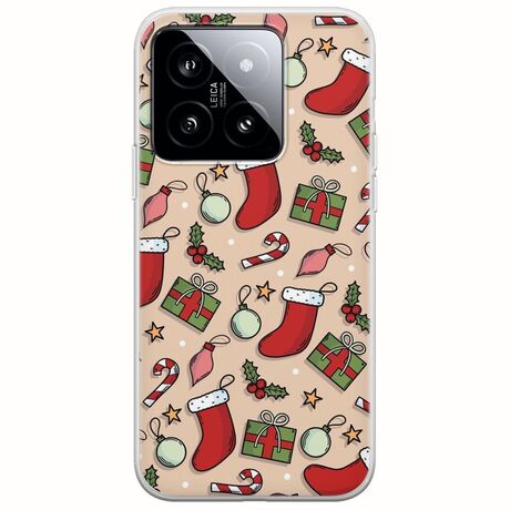 Cute Xmas Xiaomi 14 5G Flexible TPU (Διάφανη Σιλικόνη)