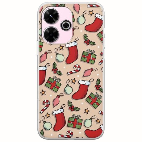 Cute Xmas Xiaomi Poco M6 4G Flexible TPU (Διάφανη Σιλικόνη)