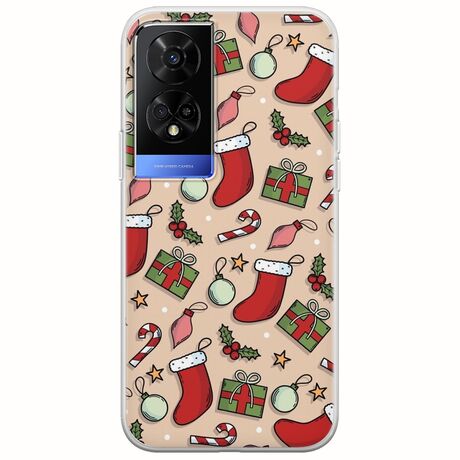 Cute Xmas TCL 50 5G Flexible TPU (Διάφανη Σιλικόνη)