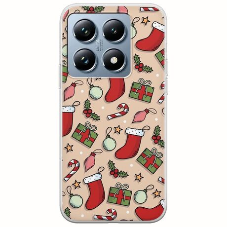 Cute Xmas Xiaomi 14T Pro 5G Flexible TPU (Διάφανη Σιλικόνη)