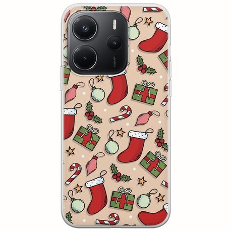 Cute Xmas Xiaomi Redmi Note 14 4G Flexible TPU (Διάφανη Σιλικόνη)