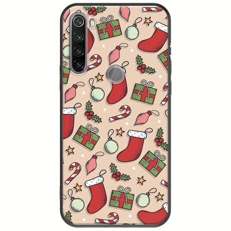 Cute Xmas Xiaomi Redmi Note 8T Black TPU (Μαύρη Σιλικόνη)