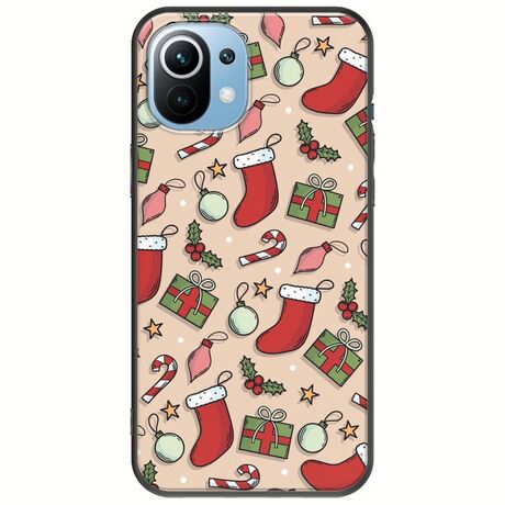 Cute Xmas Xiaomi Mi 11 Black TPU (Μαύρη Σιλικόνη)