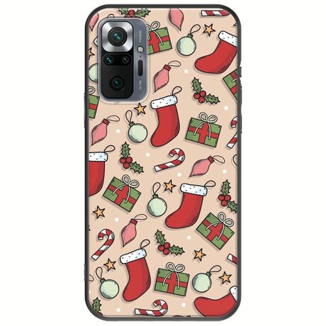 Cute Xmas Xiaomi Redmi Note 10 Pro / 10 Pro Max Black TPU (Μαύρη Σιλικόνη)