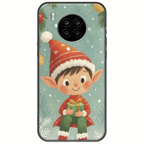 Smiling Elf Present Honor 50 Lite Black TPU (Μαύρη Σιλικόνη)