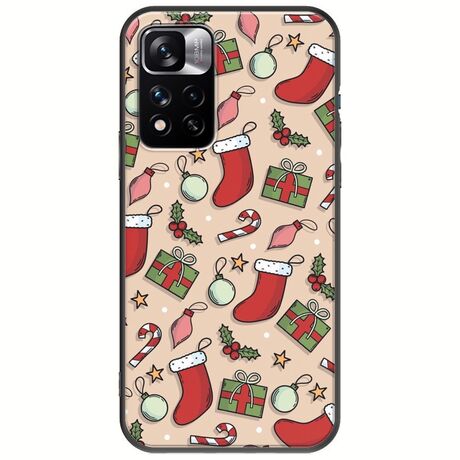 Cute Xmas Xiaomi Redmi Note 11 Pro Plus 5G Black TPU (Μαύρη Σιλικόνη)
