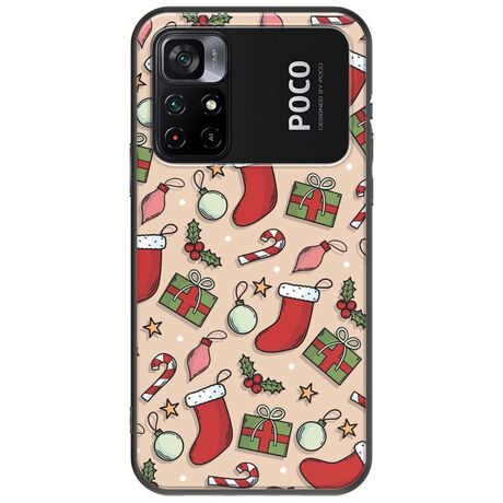 Cute Xmas Xiaomi Poco M4 Pro 4G Black TPU (Μαύρη Σιλικόνη)