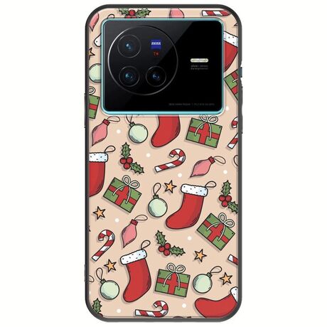 Cute Xmas Vivo X80 Black TPU (Μαύρη Σιλικόνη)