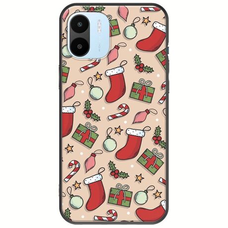 Cute Xmas Xiaomi Redmi A1 Black TPU (Μαύρη Σιλικόνη)