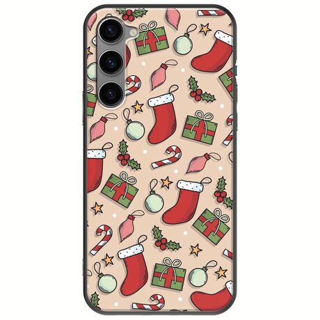 Cute Xmas Samsung Galaxy S23 Plus 5G Black TPU (Μαύρη Σιλικόνη)