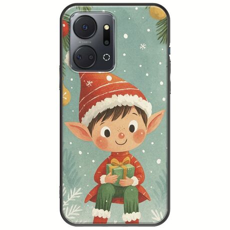 Smiling Elf Present Honor X7a Black TPU (Μαύρη Σιλικόνη)