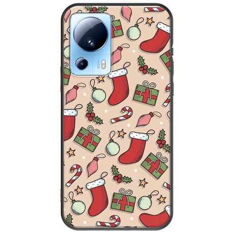 Cute Xmas Xiaomi 13 Lite 5G Black TPU (Μαύρη Σιλικόνη)
