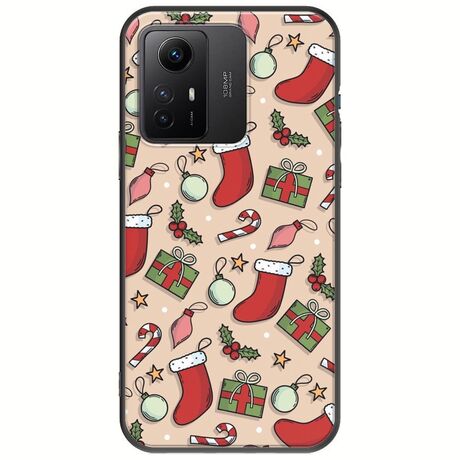 Cute Xmas Xiaomi Redmi Note 12S Black TPU (Μαύρη Σιλικόνη)