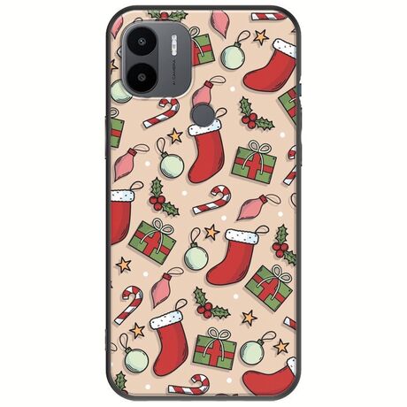 Cute Xmas Xiaomi Redmi A2 Plus Black TPU (Μαύρη Σιλικόνη)