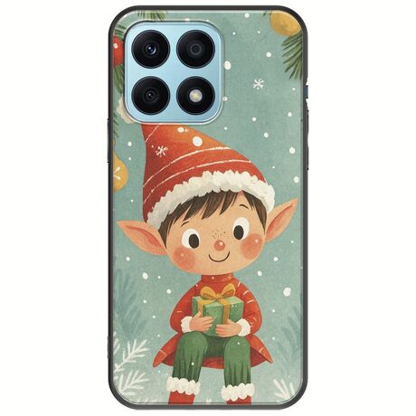 Smiling Elf Present Honor X8a Black TPU (Μαύρη Σιλικόνη)